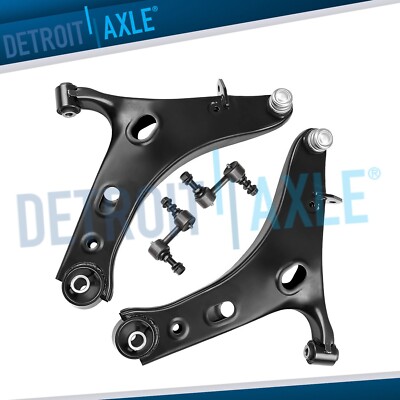 Front Lower Control Arms w/Ball Joints + Sway Bars for 2014-2018 Subaru Forester