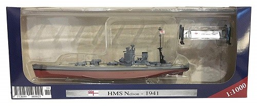 HMS NELSON 1941 Skala 1/1000 Model statku (nr 17) OSTATNIE PRZEDMIOTY! - Zdjęcie 3 z 4