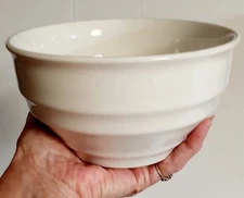 6pc. Versa Deep Heavy White Stew Soup Bowls Farm House Stoneware