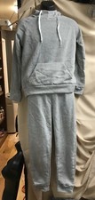 Unbranded Gray 2 pc Sweatsuit Pants  Shirt Youth Sz 2XL NEW