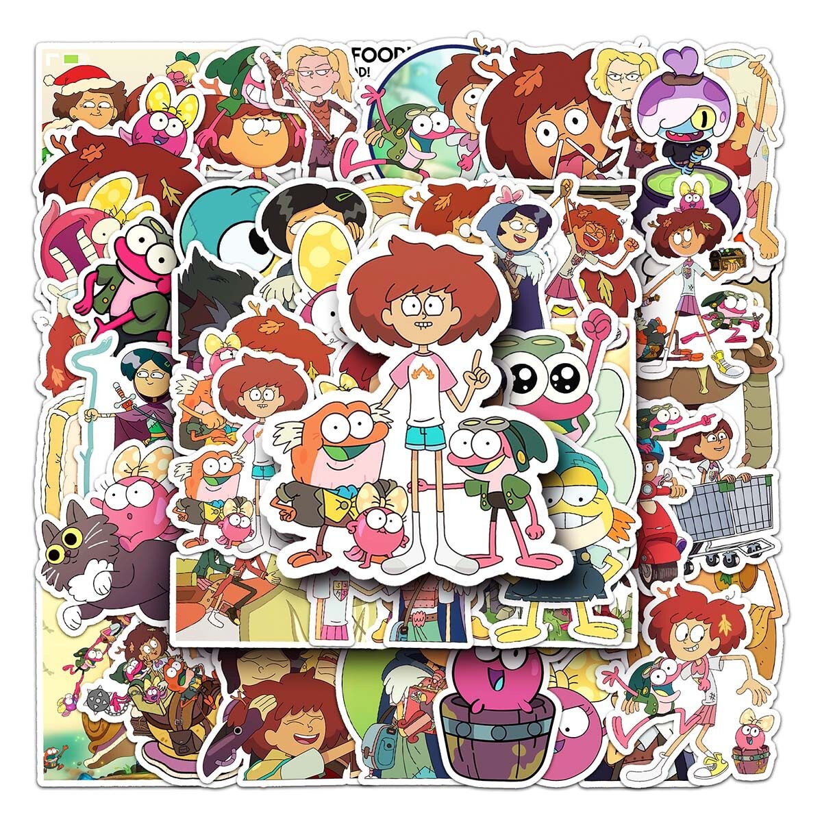 50X Anne Amphibia TV Series Character Stickers Kids Friendship - Main Image