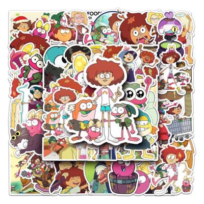 50x Anne Amphibia TV Serie Figur Aufkleber Kinder Freundschaft Party Tütenfüller