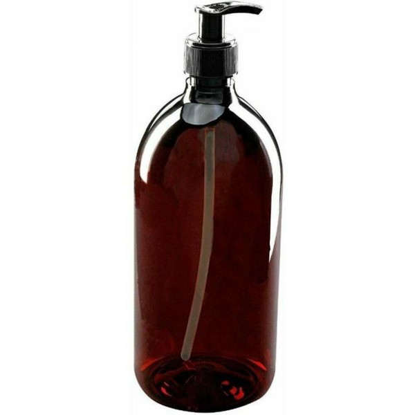 Seifenspender 1000Ml Lotionspender Pumpspender Braun Kunststoff Lebensmittelecht-image