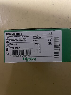 SCHNEIDER BMXNOC0401 - NEU - Netzwerkmodul, Modicon M340, EtherNet/IP Modbus