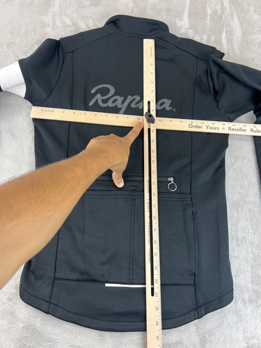 NEW BLACK RAPHA CLASSIC WINTER TRAINING LONG SLEEVE CYCLING JERSEY JACKET SMALL - Picture 8 of 11