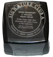 Signature Club A Rapid Transport C Infused Night Creme 1.7 oz Sealed