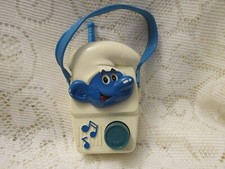Vintage Illco Peyo 1982 Smurf Musical Radio Toy