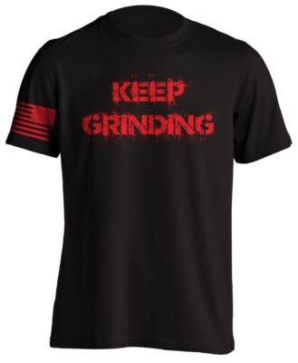 Bodybuilding Fitness Keep Grinding Military Style US Flag Short