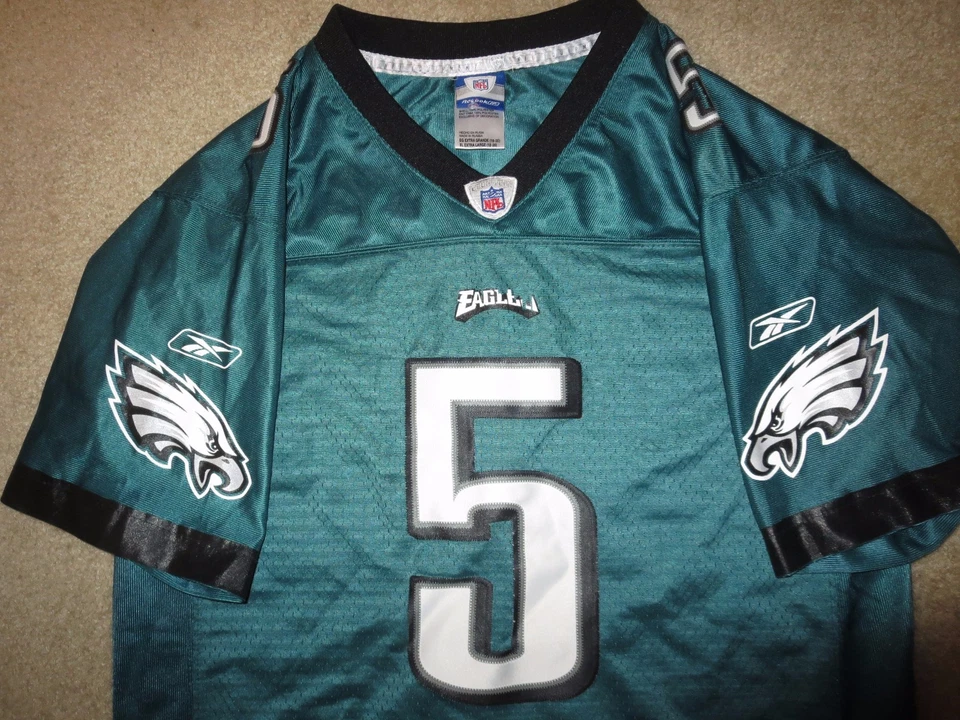 Camiseta deportiva juvenil Donovan McNabb #5 Philadelphia Eagles Reebok NFL XL 18-20 Foto 2 de 3