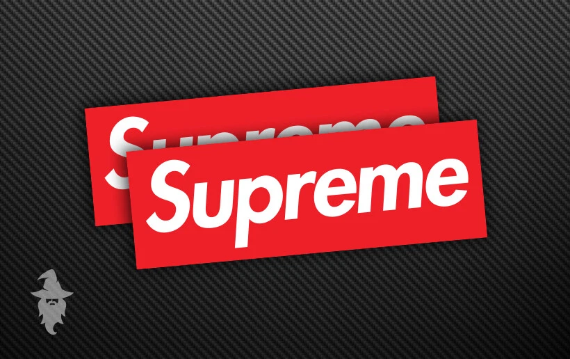 Supreme decal cheap