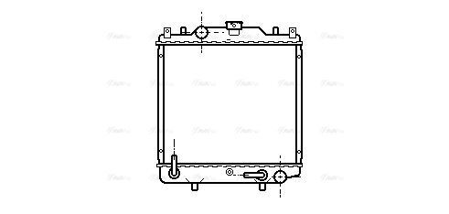 SZ2029 AVA Radiator FIT SUZUKI ALTO (1994) 1.0