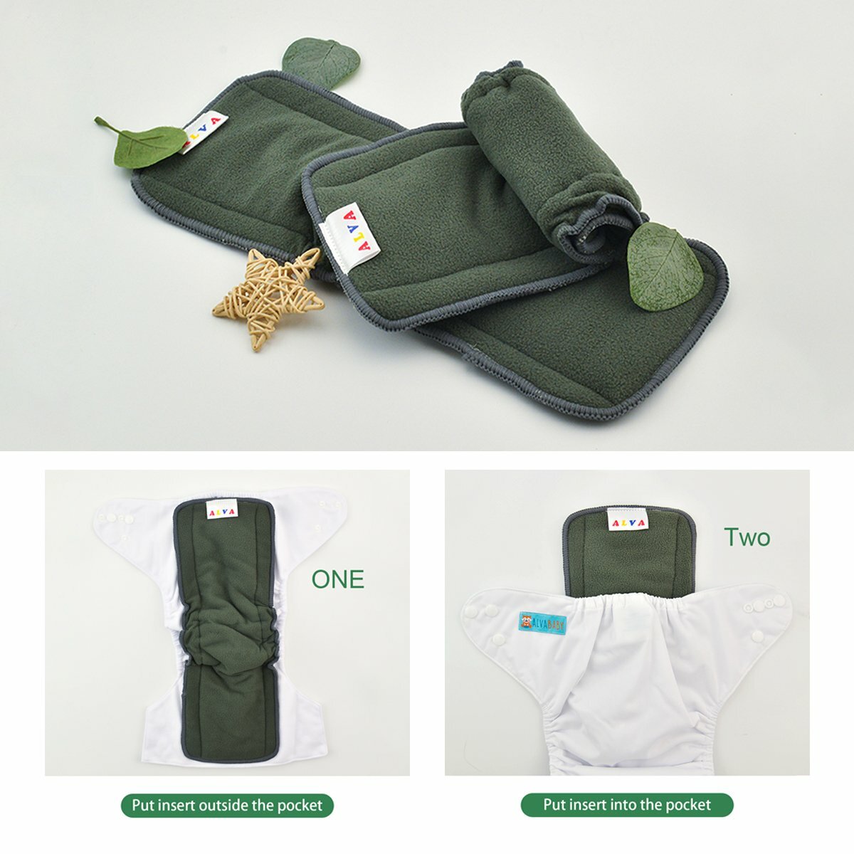 alvababy charcoal bamboo inserts