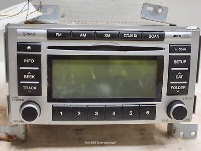 09 Hyundai Santa Fe AM/FM XM CD radio receiver OEM 96180-0W000