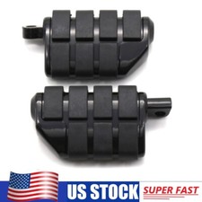 Reposapiés de montaje de 10 mm pedales reposapiés universal para Harley-Davidson montaje macho