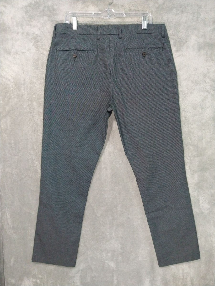 Bonobos Dress Pants Mens 36x30 Black Tuesday Tailored Flat