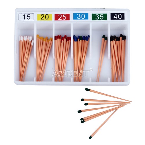 AZDENT Dental Endo Gutta Percha Points Root Canal Obturation GP0.04/.06 F1 F2 F3 - Picture 15 of 51