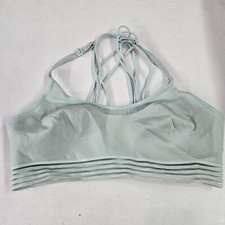 Victoria Secret PINK Women Sports Bra Medium Blue Ultimate Unlined Strappy