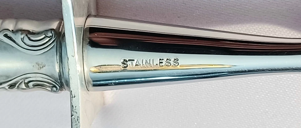 French Provincial by Towle Sterling Steak Carving Set  - Image 4 of 4