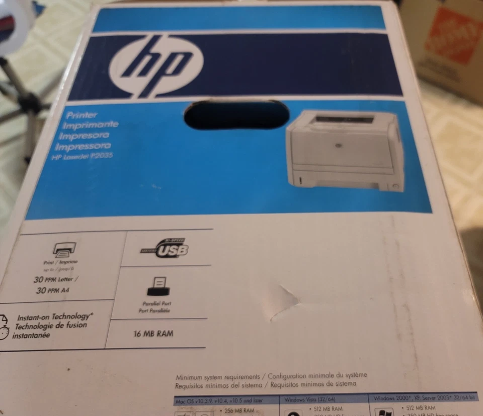 HP LaserJet P2035 Workgroup Laser Printer - Image 2 of 3