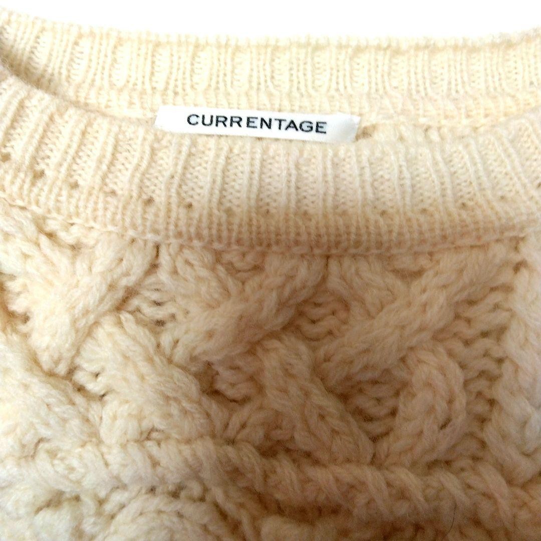 CURRENTAGE cable patch knit - image 3
