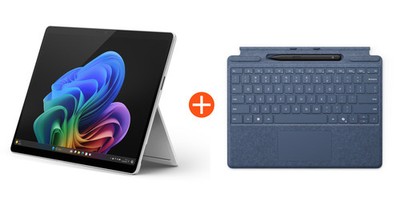 Microsoft Surface Pro (11. Edition) Copilot+ PC 13'' OLED 2in1 Platin Snapdrag...