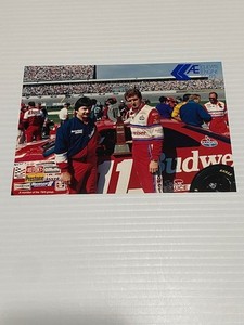Vintage 1993 Bill Elliott / Jeff Wilson Clevite Engine Nascar Postcard/Handout