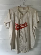 Vintage 1950s 1960s Wilson Made In USA Baseball Jersey Size L NY giants