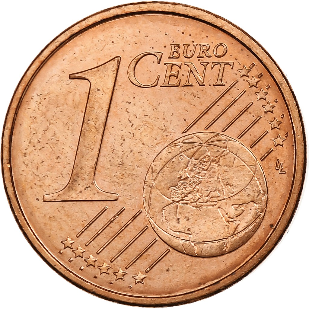 [#1275396] Eurozone, Euro Cent, Error double observe, Copper Plated Steel, MS
