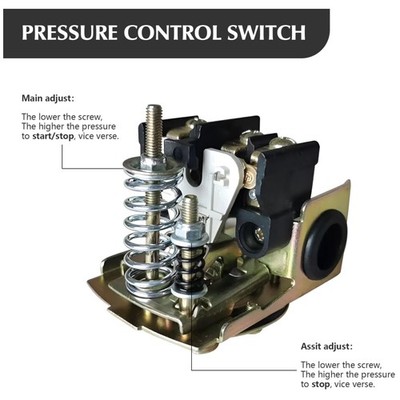 Auto Control Well Pressure Switch 40-60psi