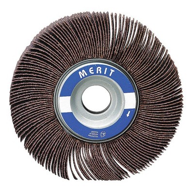 MERIT 08834137481 Flap Wheel,5/8 in Dia,5/8 in W,P80 Grit 30C813