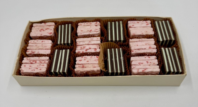 Artificial Box Display Fannie May Candy Counter  Peppermint Ice  & Hostess Mints