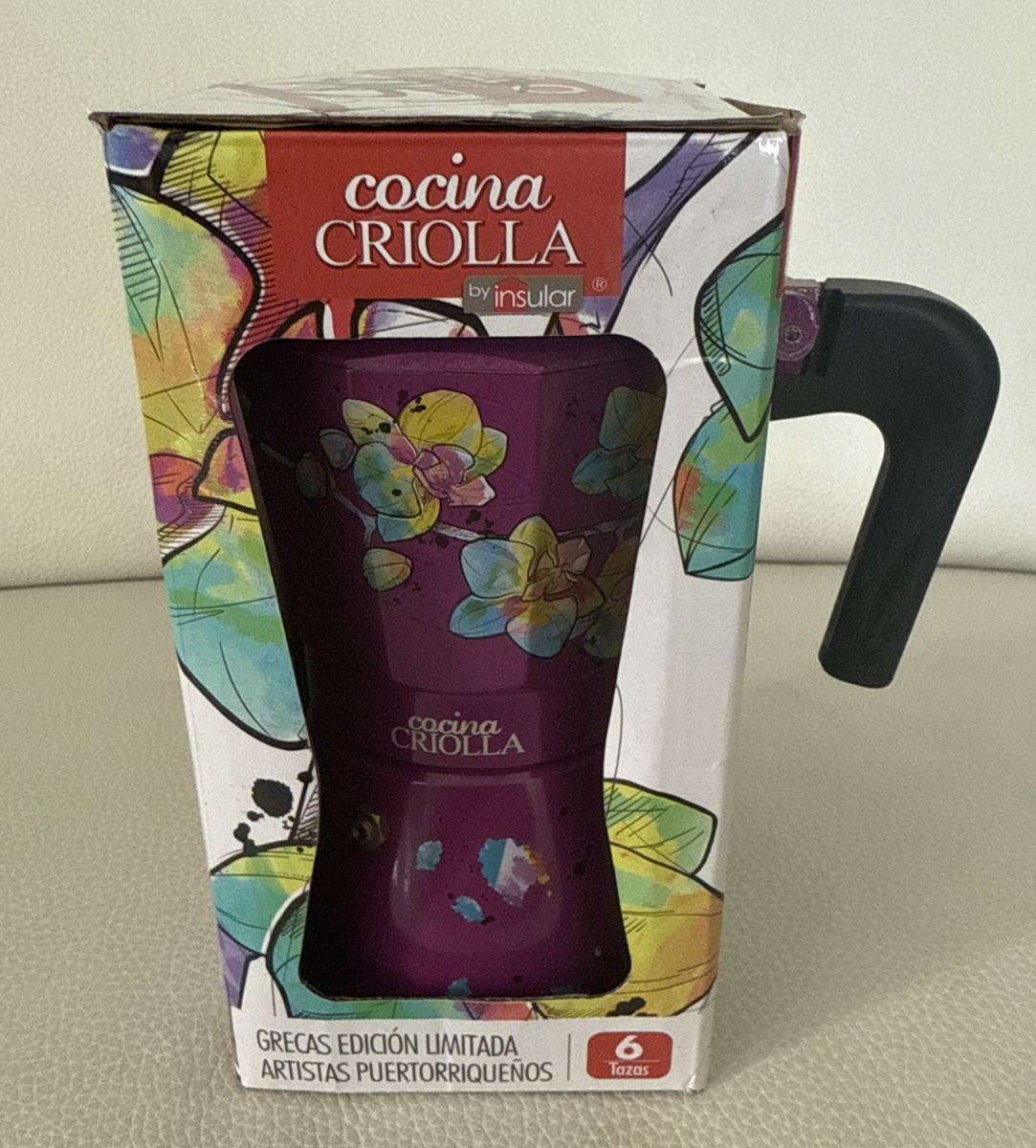 Joshua Montez Cocina Criolla Greca Coffee Maker Rare Limited