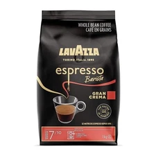 Lavazza Gran Crema Whole Bean Coffee 1 kg Bag Espresso Roast Chocolate Aroma