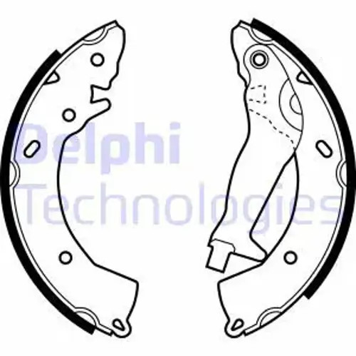 Brake shoes LS1966 DELPHI for HYUNDAI GETZ ELANTRA V Saloon - Picture 1 of 1