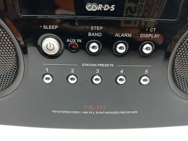 Vintsge Sangean PR-D5 FM Stereo RDS AM PLL Synthesized Radio Receiver Clean Flaw - Imagem 2 de 4
