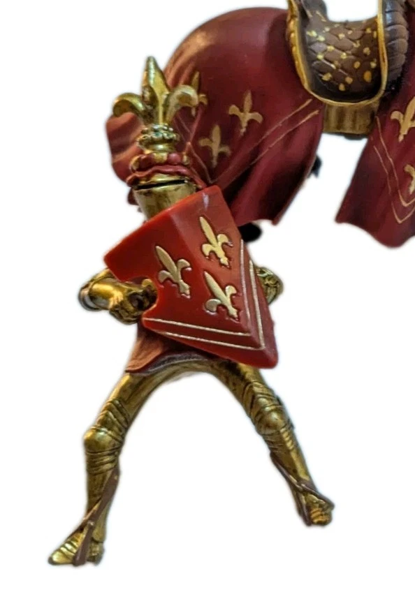 Schleich 70019 2003 骑士世界马红色锦标赛骑士 Fleur De Lis — 第 3/4 张图片