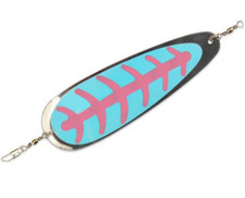 Mack's Lure 41057 Sling Blade UV Dodger 4" Nickel Pink UV Salmon Trout Kokanee