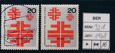 Berlin 1968 Michel 321 gestempelt, postfrisch