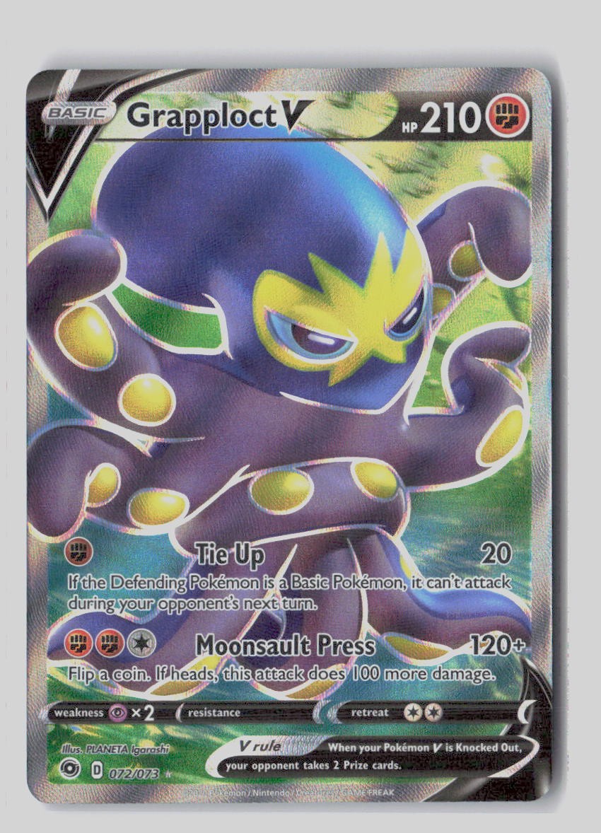 Pokemon Grapploct V (Full Art) Holofoil [CHP - 72/73]