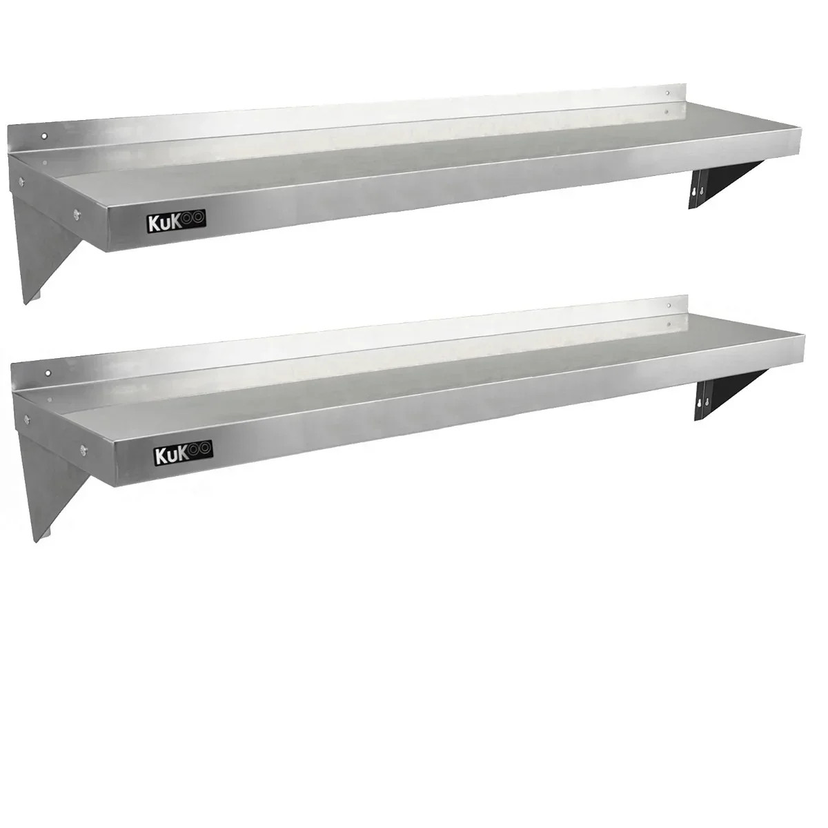 KuKoo Commercial Catering Corrosion Resistant x 2 Stainless Steel