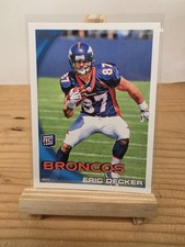 2010 Topps Football Eric Decker Rookie Card #258 Factory Set Break. rookie card picture