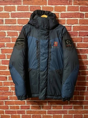 BLACK YAK Himalayan Original Extreme Peak Down Jacket Blue/Black Men s Size L