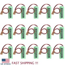 15PCS CR17450SE-R 3V 2500mah PLC Battery for FANUC A98L-0031-0012 CNC with Plug