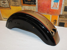 Harley-Davidson Rear Fender ORIGINAL PAINT GOLD & BLACK FX? XL Sportster? NOS