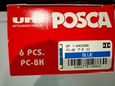 Uni Posca Marker Water Based Pigment ink Lightfast with Broad Chisel Tip PC8K