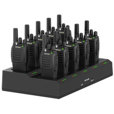 10Pack H777 Walkie Talkie Long Range Rechargeable for Warehouse  10 Way Charger