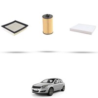 Hoffcar Wartungskit - 3 Filter FüR Opel Astra H, Gtc, SW 1.6 16V Turbo 132KW