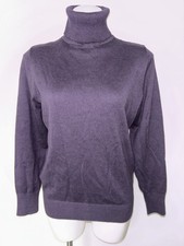 L.L Cotton/cashmere Turtle Neck Sweater Size M Great Condition