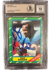 Mike Rozier Signed 1996 Topps #351