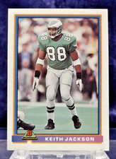 1991 Bowman #396 - Keith Jackson - Philadelphia Eagles - Near Mint